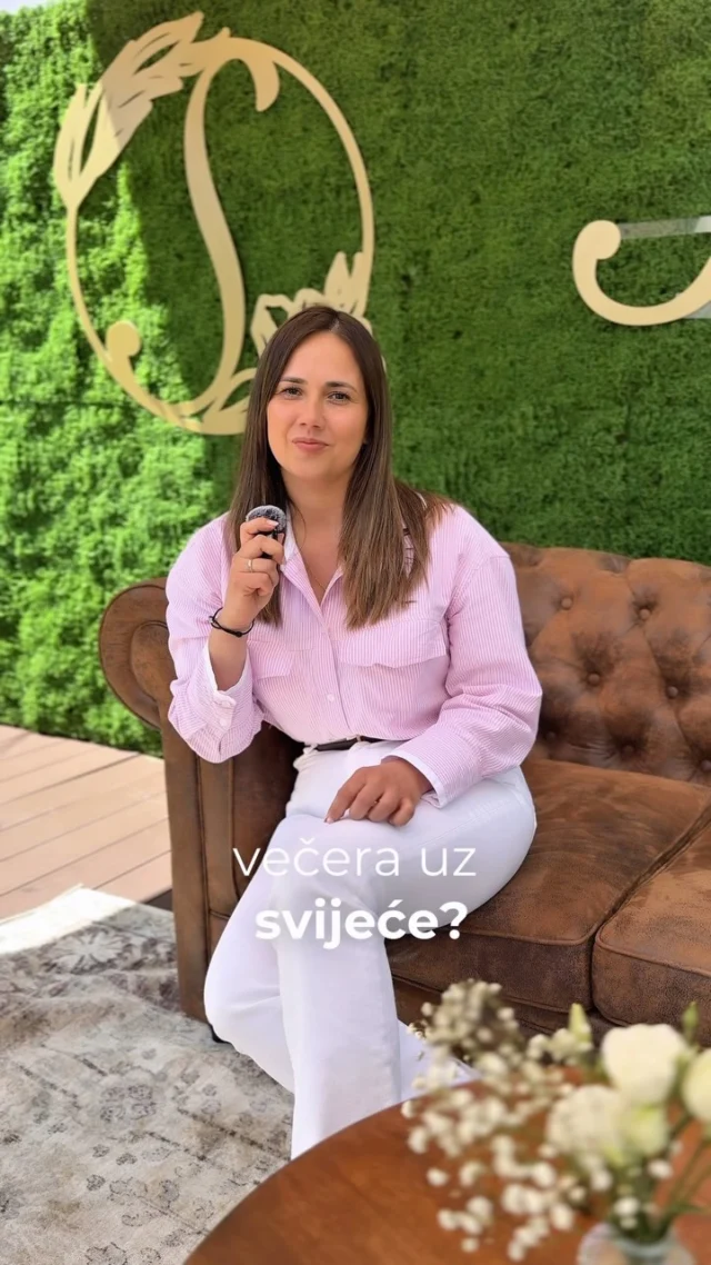 Zamolili smo Ivanu, vlasnicu restorana Sablić, da odabere: catering u prirodi ili gala večera u restoranu? Bijelo cvijeće ili ono u raznim bojama? Što joj stvara veći stres – kiša na dan vjenčanja ili promjena broja gostiju u zadnji čas? 

Dotaknuli smo se i malo osobnijih pitanja, a sve kako biste je upoznali još bolje. 🥰

Žena s vizijom koja istinski voli svoj posao – u rubrici “ili-ili”.